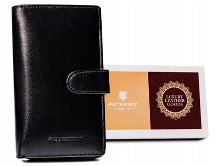  Dámska peňaženka vyrobená z prírodnej kože — Peterson