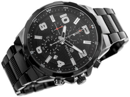 Pánske hodinky PERFECT CH05M - CHRONOGRAF (zp357g) + BOX