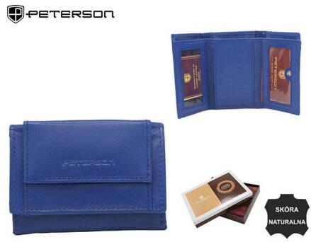 Dámska kožená peňaženka PTN RD-240-MCL BLUE