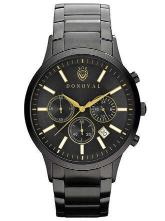 Pánske hodinky DONOVAL WATCHES CHRONOSTAR DL0026 - CHRONOGRAF + BOX (zdo004c)