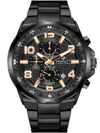 Pánske hodinky PERFECT CH05M - CHRONOGRAF (zp357h) + BOX