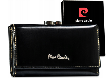 Dámska peňaženka vyrobená z prírodnej kože— Pierre Cardin