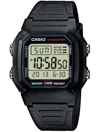 Pánske hodinky CASIO W800H-1A (zd100a) - Klasik 