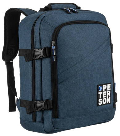 Cestovný, vodeodolný polyesterový batoh s priestorom na notebook - Peterson