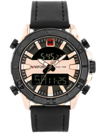 Pánske hodinky NAVIFORCE - NF9114 (zn046d) - black/rosegold