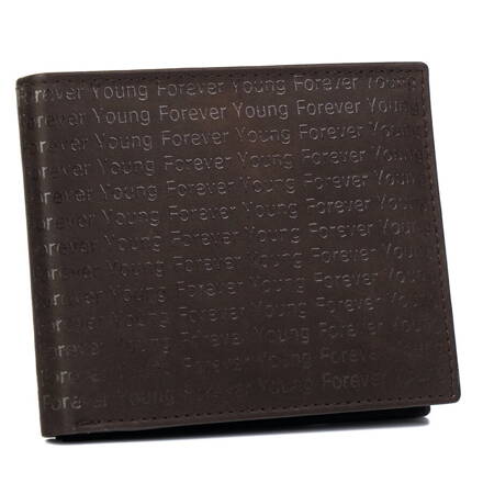 Kožená peňaženka s monogramom - Forever Young