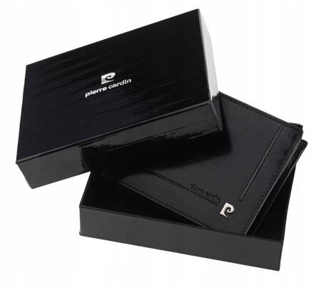 Klasická pánska peňaženka z prírodnej kože s RFID ochranou - Pierre Cardin