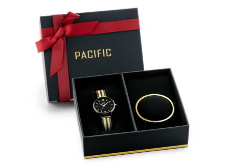 Dámske hodinky  PACIFIC X6172 - darčekový set (zy665b)
