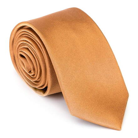 6 cm široká hodvábna kravata bez vzoru