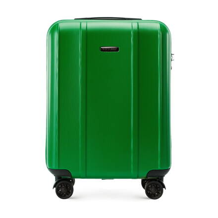 Malý cestovný kufor v zelenom prevedení