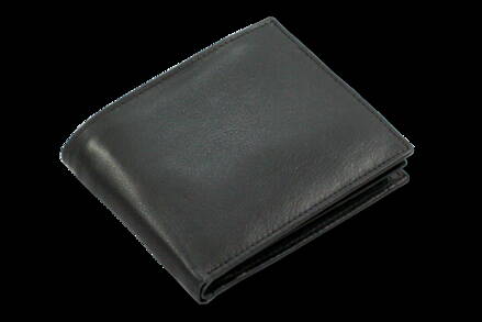 Čierna pánska kožená peňaženka 513-5374-60