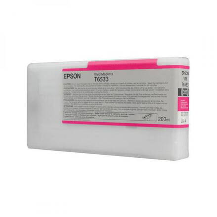 Epson originál ink C13T653300, vivid magenta, 200ml, Epson Stylus Pro 4900, purpurová