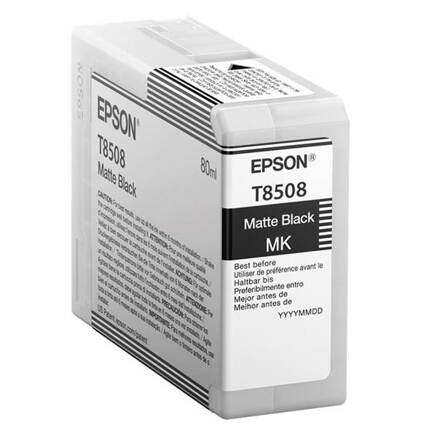 Epson originál ink C13T850800, matt black, 80ml, Epson SureColor SC-P800, matt black