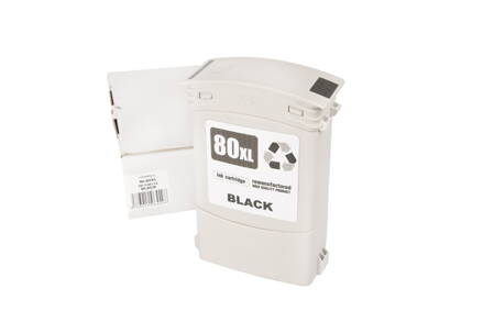 HP renovovaná atramentová náplň C4871A, no.80, 350ml (BULK), čierna