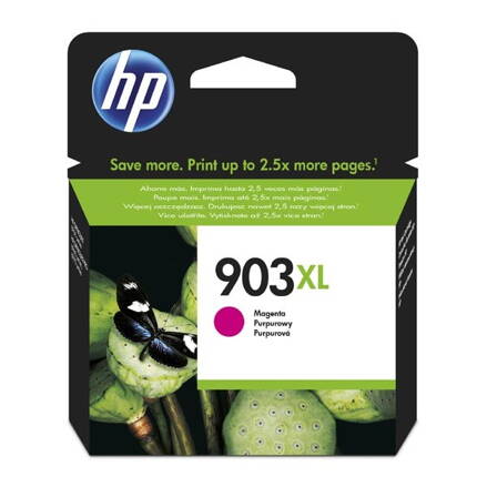 HP originál ink T6M07AE, HP 903XL, magenta, blister, 825str., 9.5ml, high capacity, HP Officejet 6962,Pro 6960,6961,6963,6964,6965, purpurová
