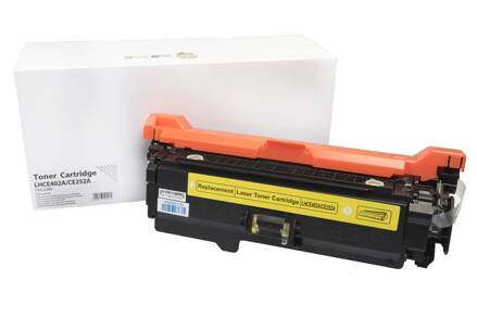 HP kompatibilná tonerová náplň CE402A / CE252A, 2575B002,  CRG723, 6000 listov (Orink white box), žltá
