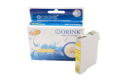 Epson kompatibilná atramentová náplň C13T08044011, 15ml (Orink box), žltá