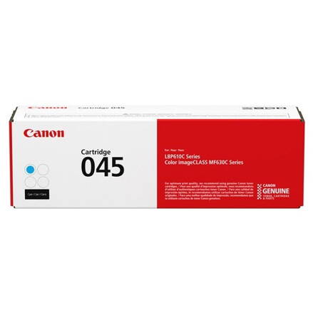 Canon originál toner 045C, cyan, 1300str., 1241C002, Canon LBP613Cdw, 611Cn, MFP635Cx, 633Cdw, 631Cn, O, azurová