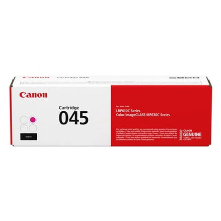 Canon originál toner 045M, magenta, 1300str., 1240C002, Canon LBP613Cdw, 611Cn, MFP635Cx, 633Cdw, 631Cn, O, purpurová