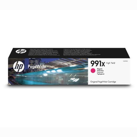 HP originál ink M0J94AE, HP 991X, magenta, 16000str., HP HP PageWide Pro 750dw, MFP 772dn, MFP 777z, purpurová