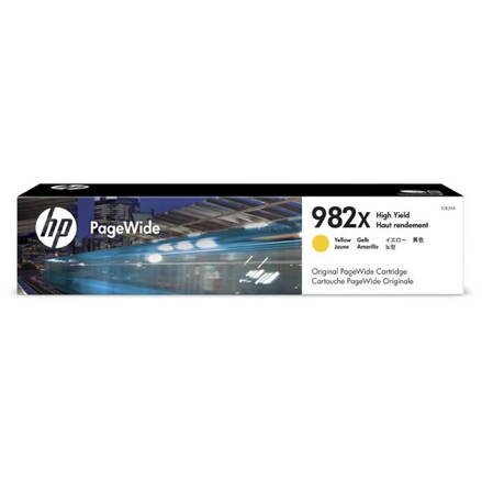 HP originál ink T0B29A, HP 982X, yellow, 16000str., high capacity, HP PageWide Enterprise Color 765, 780, 785, žltá