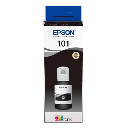 Epson originál ink C13T03V14A, 101, black, 127ml, Epson EcoTank L6160,L6170,L6190,L4150,L4160, čierna