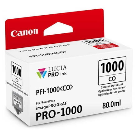Canon originál ink optimiser 0556C001, chroma optimiser, 680str., 80ml, PFI-1000CO, Canon imagePROGRAF PRO-1000, azurová