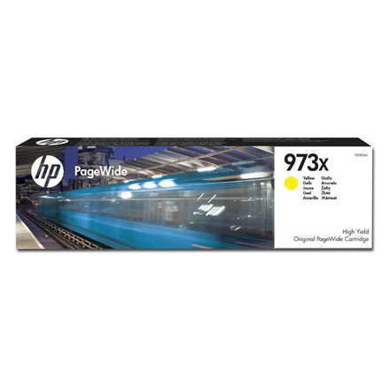 Originálna atramentová kazeta HP (no.973X/yellow/86ml), žltá
