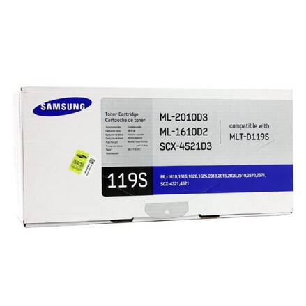HP originál toner SU863A, MLT-D119S, black, 2000str., 119S, Samsung ML-1610, 1620, 2010,  2020, 2510, 2570, 2571, O, čierna