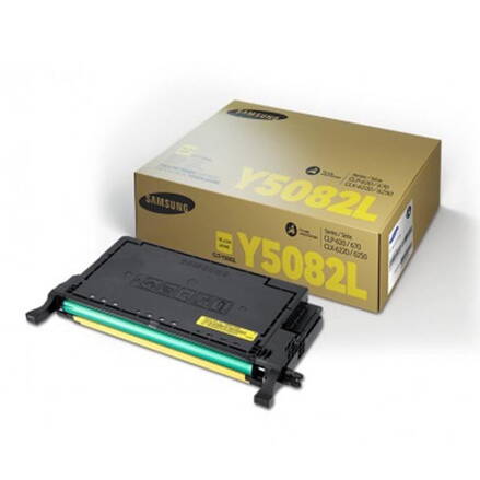 HP originál toner SU532A, CLT-Y5082L, yellow, 4000str., Y5082L, Samsung O, žltá