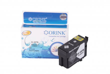 Epson kompatibilná atramentová náplň C13T15784010, 29,5ml (Orink box), matte, matt black