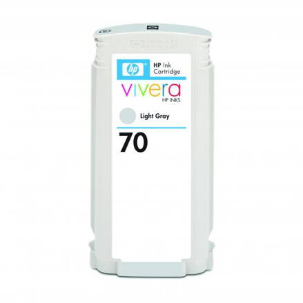 HP originál ink C9390A, HP 70, light cyan, 130ml, HP Designjet Z2100, Z3100, light cyan