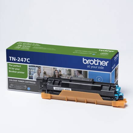 Brother originál toner TN247C, cyan, 2300str., Brother DCP-L3510CDW, DCP-L3550CDW, HL-L3210CW,HL-L3270CDW, O, azurová