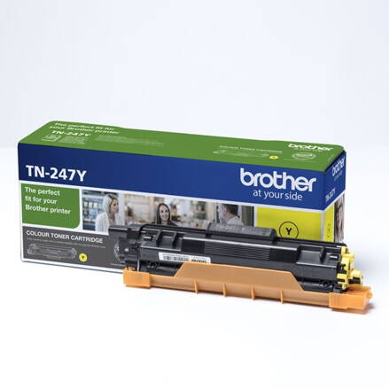 Brother originál toner TN247Y, yellow, 2300str., Brother DCP-L3510CDW, DCP-L3550CDW, HL-L3210CW,HL-L3270CDW, O, žltá