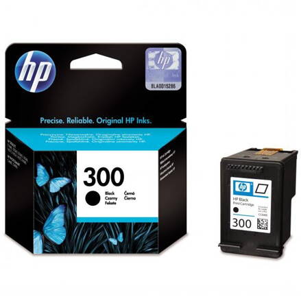 HP originál ink CC640EE, HP 300, black, 200str., 4ml, HP DeskJet D2560, F4280, F4500, čierna