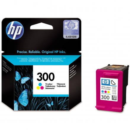 HP originál ink CC643EE, HP 300, color, blister, 165str., 4ml, HP DeskJet D2560, F4280, F4500, farebná