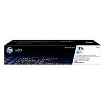 HP originál toner W2071A, cyan, 700str., HP 117A, HP Color Laser 150, MFP 178, MFP 179, O, azurová