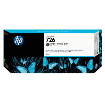 HP originál ink CH575A, HP 726, matte black, 300ml, HP HP DesignJet T1200, matt black