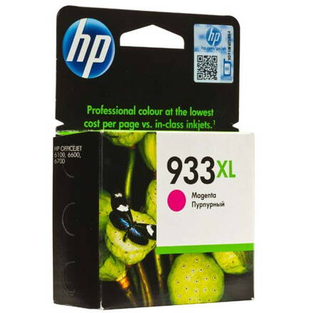 HP originál ink CN055AE, HP 933XL, magenta, 825str., HP Officejet 6100, 6600, 6700, 7110, 7610, 7510, purpurová
