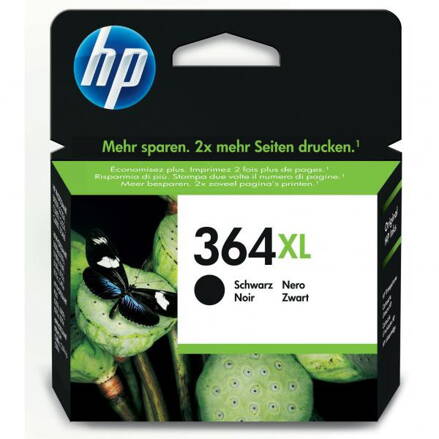 HP originál ink CN684EE, HP 364XL, black, blister, 550str., 18ml, HP Photosmart e-All-in-One, Premium, Plus, C5380, čierna
