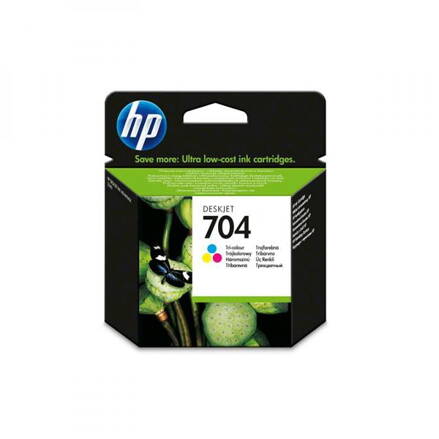 HP originál ink CN693AE, HP 704, color, 200str., 5,5 mlml, HP Deskjet 2060, farebná
