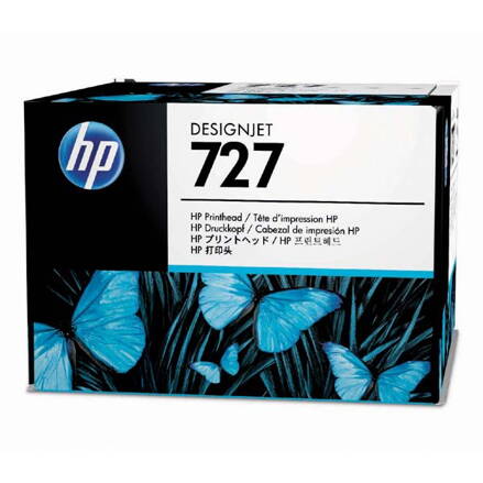 HP originál sada pre výmenu tlačovej hlavy B3P06A, HP 727, CMYK, HP DesignJet T1500, T2500, T920