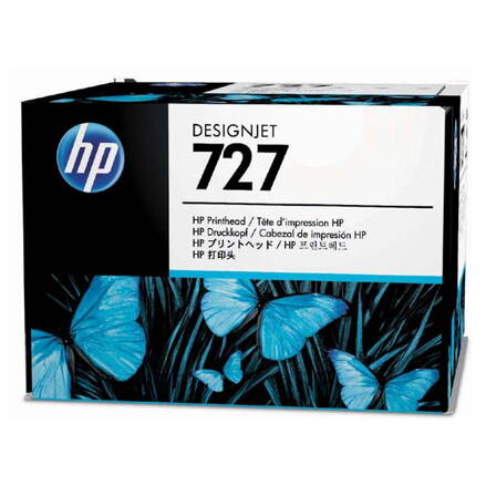 HP originál ink C1Q12A, HP 727, matte black, 300ml, HP DesignJet T1500, T2500, T920, matt black