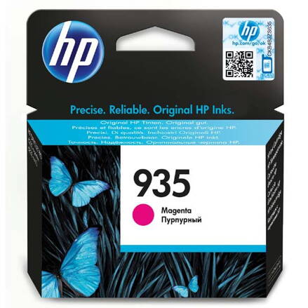 HP originál ink C2P21AE, HP 935, magenta, 400str., HP Officejet 6812,6815,Officejet Pro 6230,6830,6835, purpurová