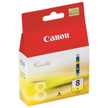 Canon originál ink CLI8Y, yellow, 490str., 13ml, 0623B001, Canon iP4200, iP5200, iP5200R, MP500, MP800, žltá