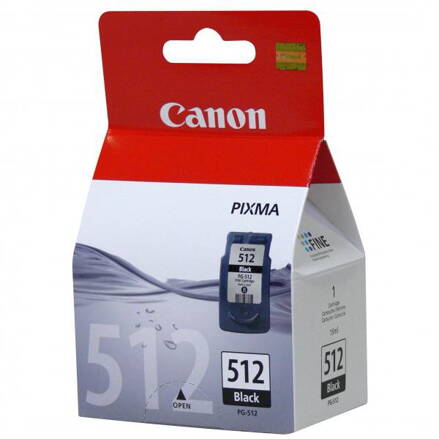 Canon originál ink PG512BK, black, 400str., 15ml, 2969B001, Canon MP240, 260, 480, čierna