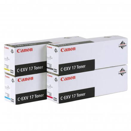 Canon originál toner CEXV17, yellow, 36000str., 0259B002, Canon iR-C4x80i, O, žltá