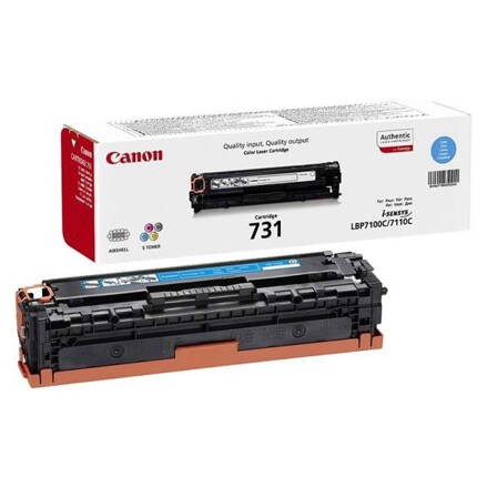 Canon originál toner CRG731, cyan, 1500str., 6271B002, Canon i-SENSYS LBP-7100Cn, 7110Cw, MF 8280Cw, O, azurová