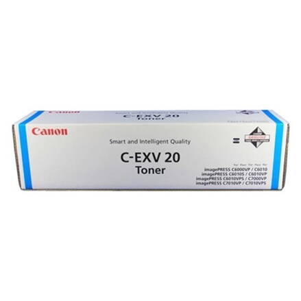 Canon originál toner CEXV20, cyan, 35000str., 0437B002, Canon iP-C7000VP, O, azurová
