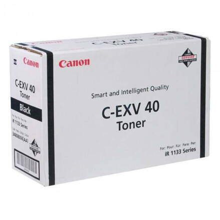 Canon originál toner CEXV40, black, 6000str., 3480B006, Canon iR-1133, 1133A, 1133iF, O, čierna